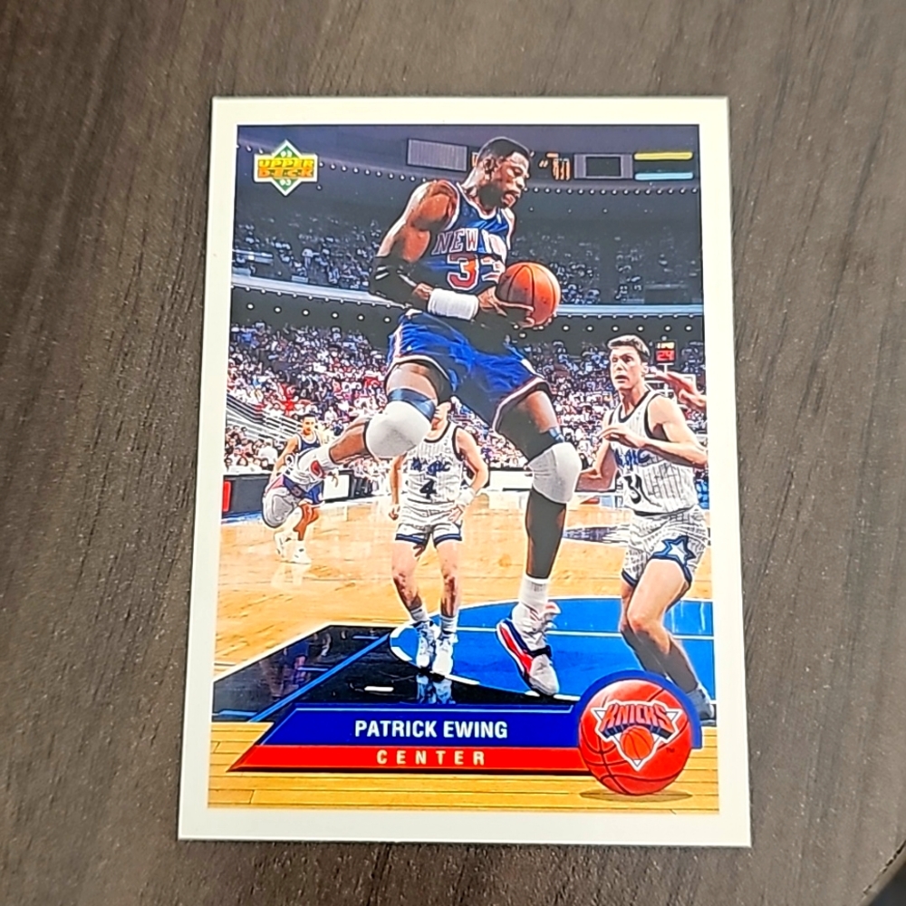 Patrick Ewing NBA card Knicks